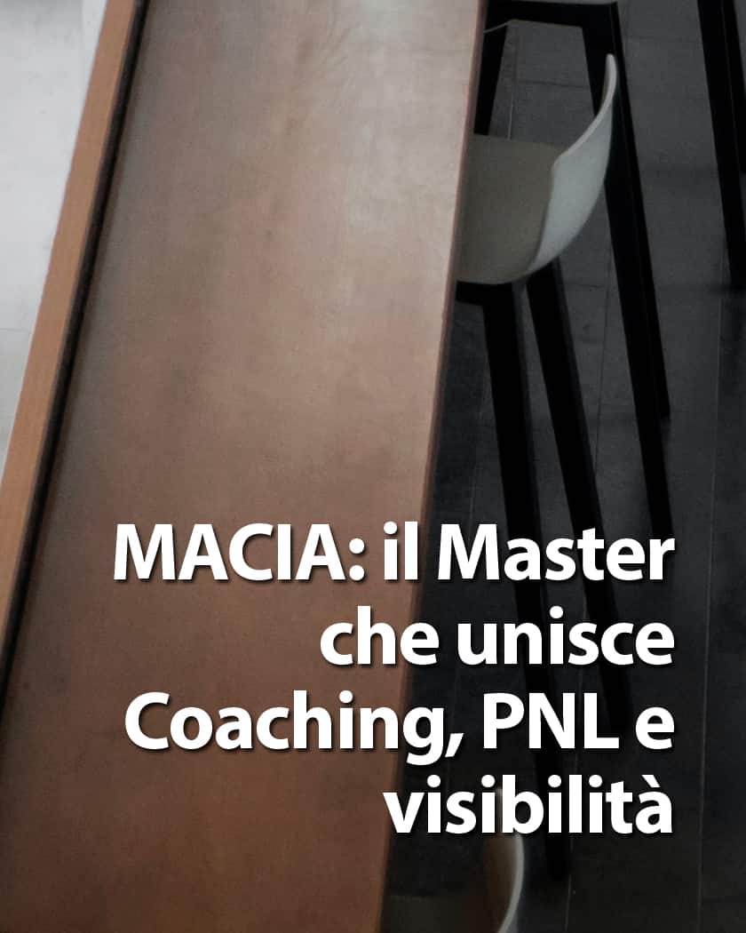 MACIA combina coaching e PNL con strategie di marketing per aiutarti a emergere e distinguerti nella tua professione.